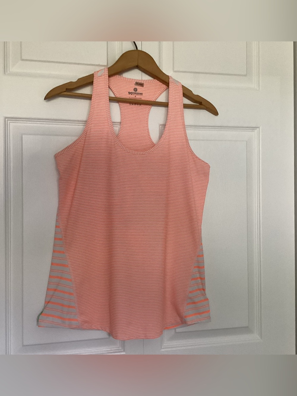 90 degree racerback tank.